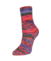 Preview: Flotte Socke 4f.Milano rot-lila-grün-pink