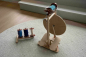 Preview: Buddy spinning wheel - wide treadle