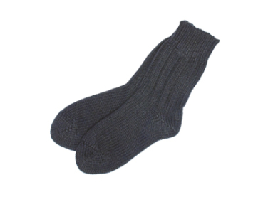 wool socks rough - anthracite - size 42/43