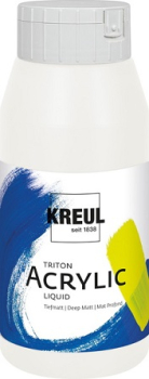 KREUL Triton Acrylic Liquid – Titanium white – 750 ml