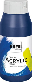 KREUL Triton Acrylic Liquid – phthalocyanine blue – 750 ml