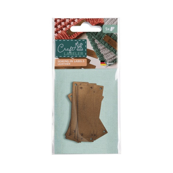 Craft Labeler Sewing- In Labels "Leather"