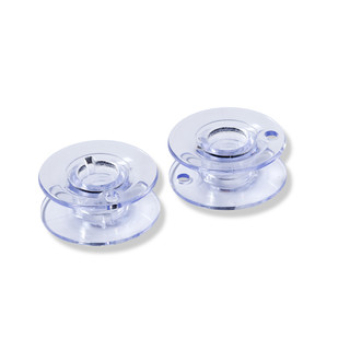 Sewing machine bobbins for horizontal looper