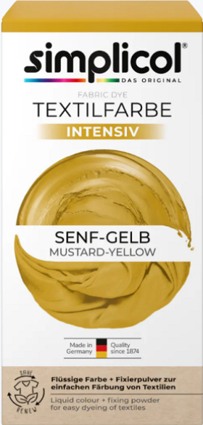 simplicolor - washing machine color intense mustard yellow