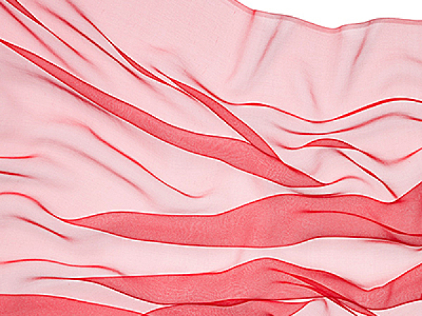 Chiffonseide 3,5 - passion-rot