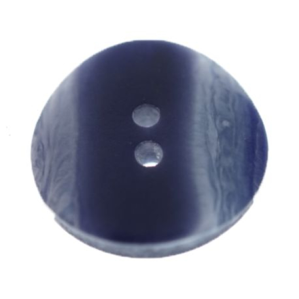Kunststoffknopf blau