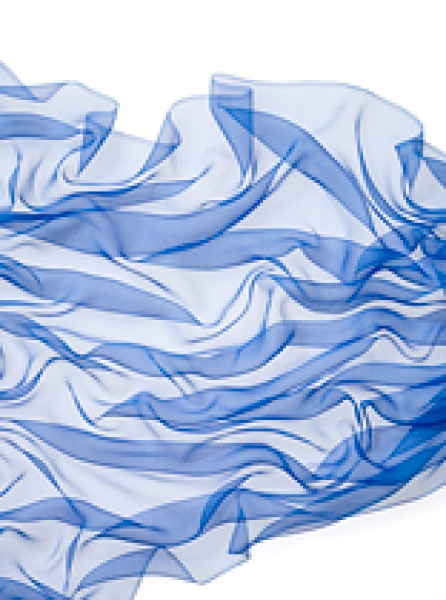 chiffon-silk 3,5 - Caribbean blue