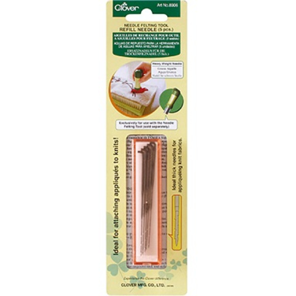 Replacement dry felting needles by Clover