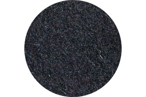 100 % wool felt black 184 cm - 3 mm thick