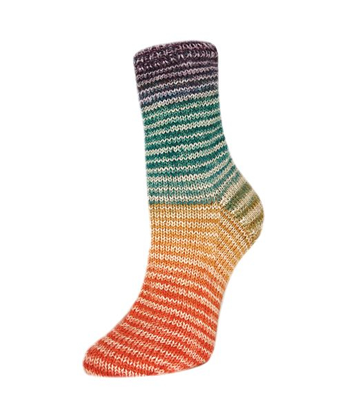 Flotte Socke 4 fach. Perfect Rainbow