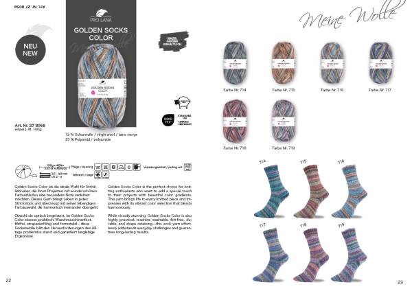 Golden Socks Farbe 714