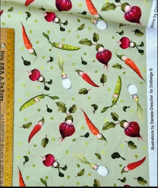 Veggies fabric