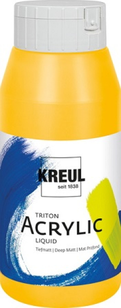 KREUL Triton Acrylic Liquid – cadmium yellow – 750 ml