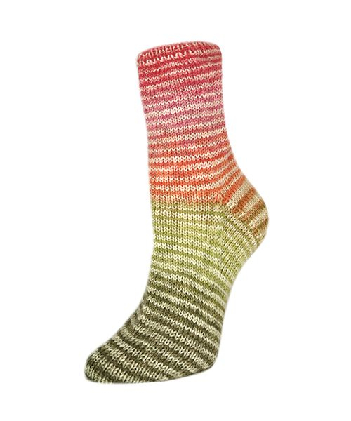 Flotte Socke 4 fach. Perfect Rainbow