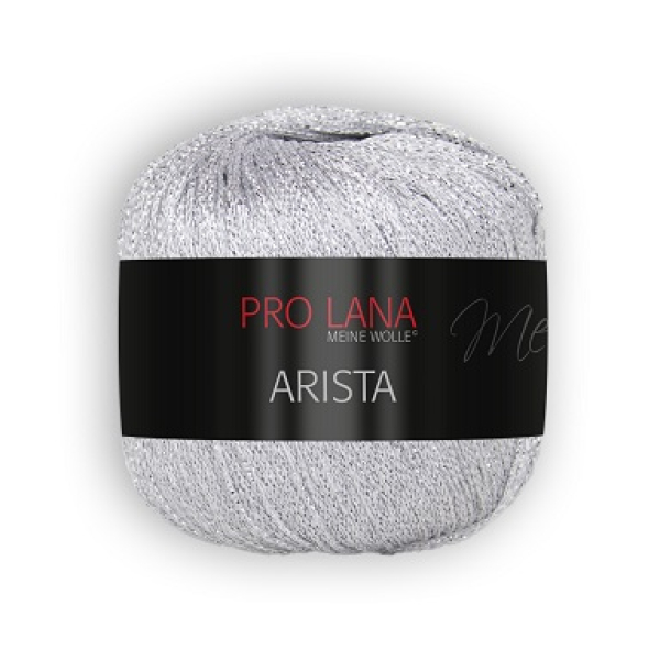 Pro Lana Arista Lurex yarn, silver