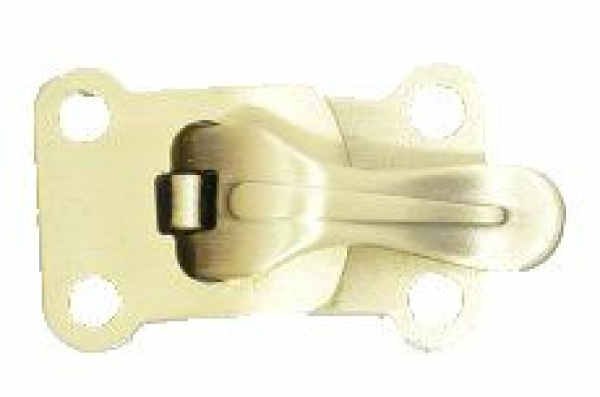 Metal, clip closure, for riveting or sewing