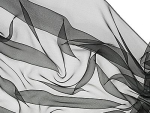 chiffon 3,5 - silk scarf - 180 x 55 cm - dark green